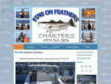 Tablet Screenshot of finsonfeathers.com